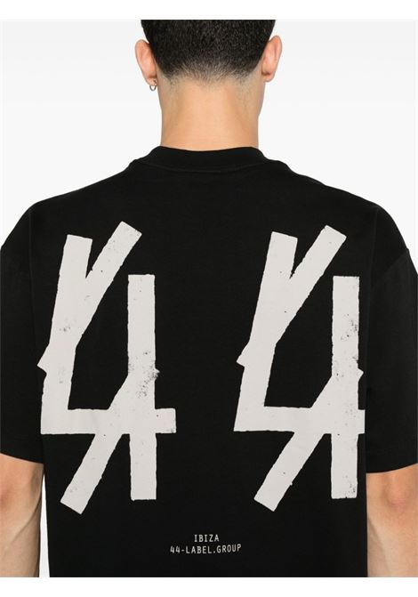 Black Classic logo-embroidered T-shirt 44 LABEL GROUP - men 44 LABEL GROUP | B0030556FA528P578